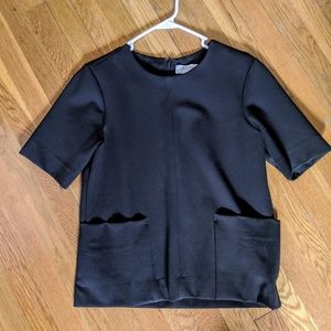 Everlane artist smock top with front pockets - L
